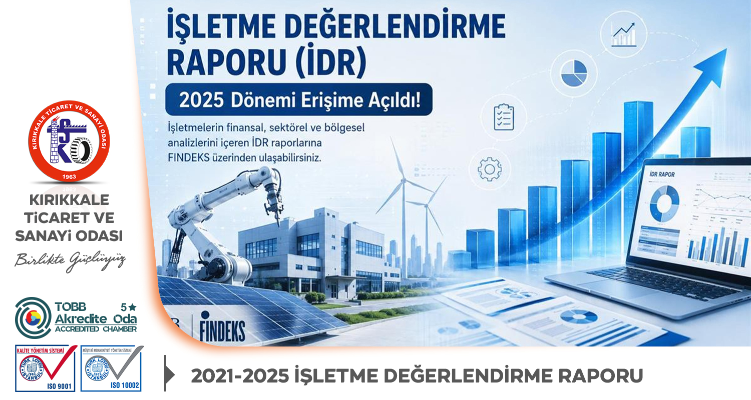 ��LETME DE�ERLEND�RME RAPORU (�DR)